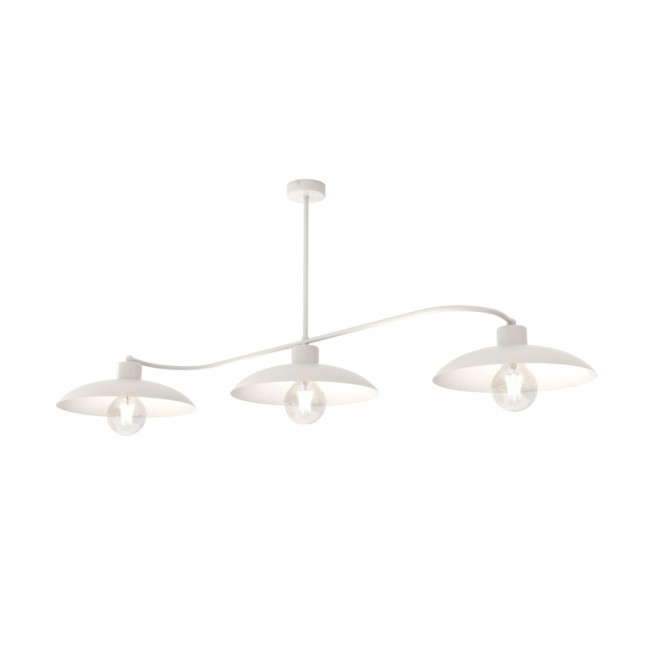 Flush light Ribas White (3 lights)