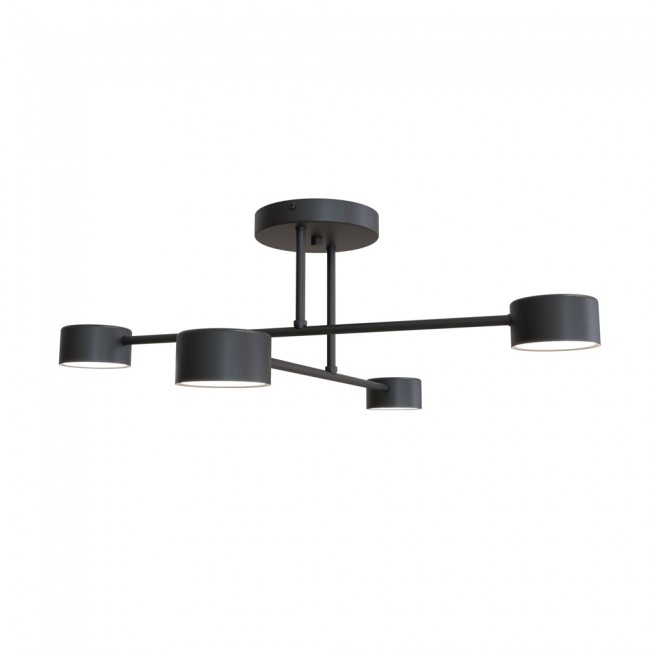 Flush light Tanfa Black (4 lights)