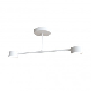 Plafón de techo Tanfa Blanco (2 luces)