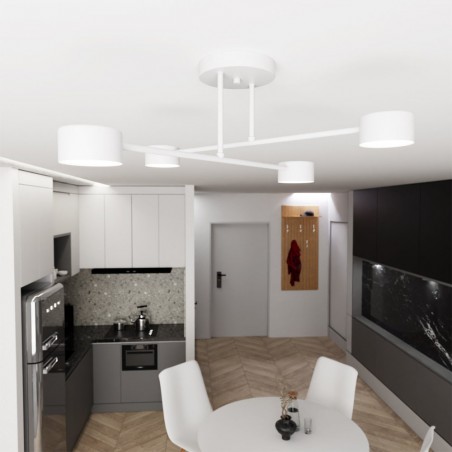 Flush light Tanfa White (4 lights)
