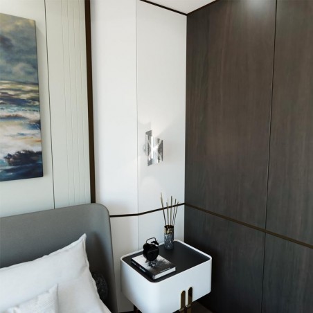 Wall lamp Umaki Chrome