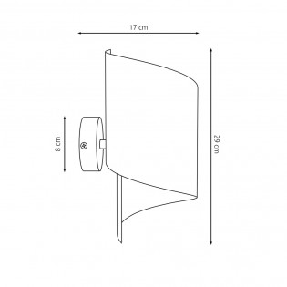Wall lamp Umaki Gold