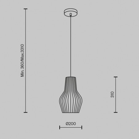 Pendant Lamp Roots