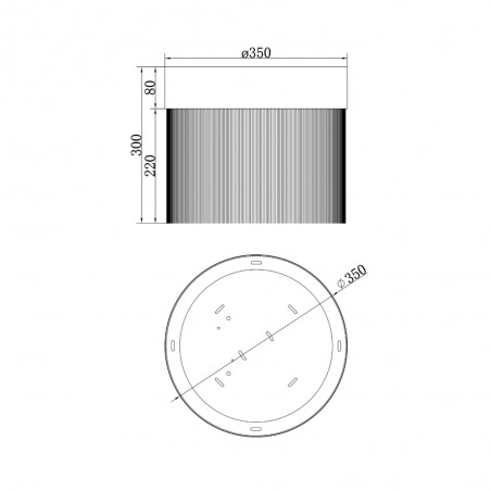 LED Ceiling Flush Light Imaginary (18W)