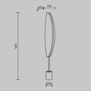LED Floor Lamp Breeze (33W)
