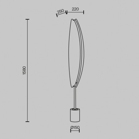LED Floor Lamp Breeze (33W)