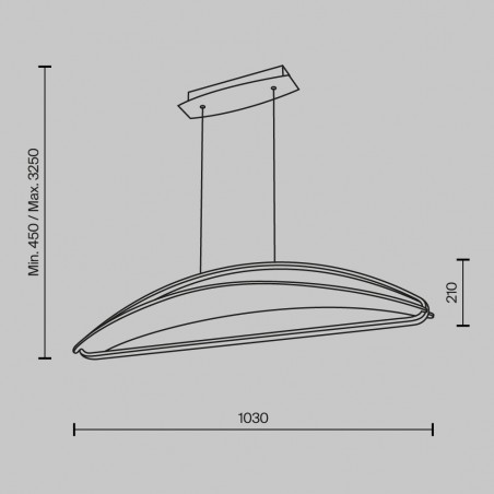 LED Ceiling Light Breeze (34W)