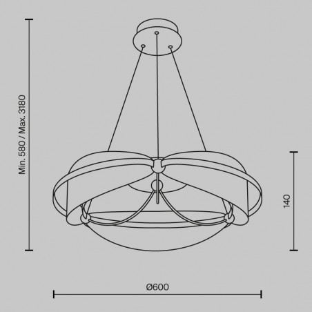 LED Ceiling Light Breeze (45W)