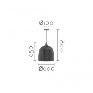 Pendant lamp Bora Bora