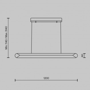 Lámpara colgante LED Motion (40W)