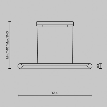 Lámpara colgante LED Motion (40W)