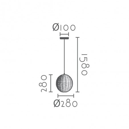Pendant lamp Dalia