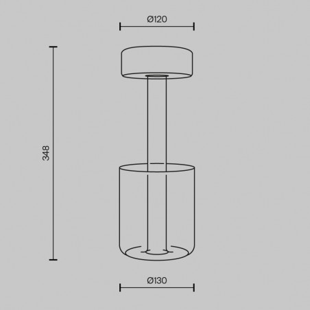 LED Rechargeable Table Lamp AI Collaboration II Dim (3W)