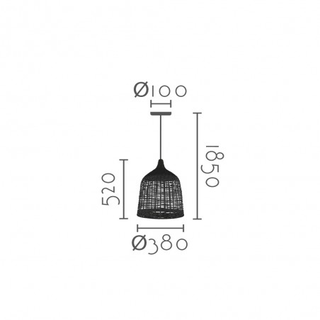 Pendant lamp Delhi