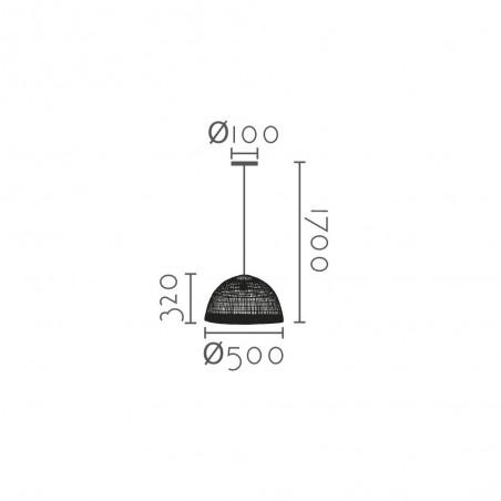Pendant lamp Lavanda
