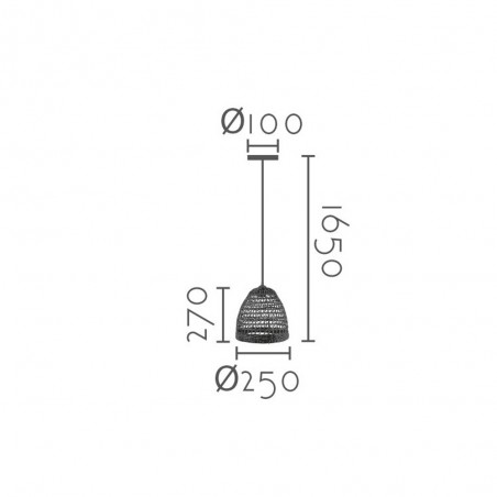Ceiling lamp Sandalo
