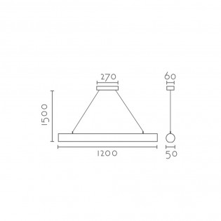 Pendant lamp LED Titan (22W)