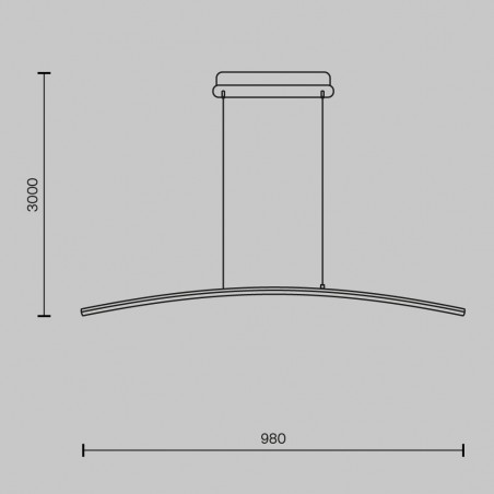 LED Pendant Lamp Light Reflection (15W)