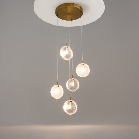 Cluster Pendant Lamp Frozen (5 lights)