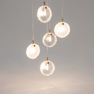 Cluster Pendant Lamp Frozen (5 lights)