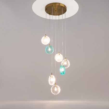 Cluster Pendant Lamp Frozen (7 lights)