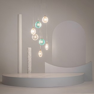 Cluster Pendant Lamp Frozen (7 lights)