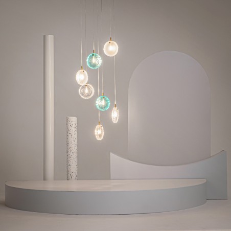 Cluster Pendant Lamp Frozen (7 lights)