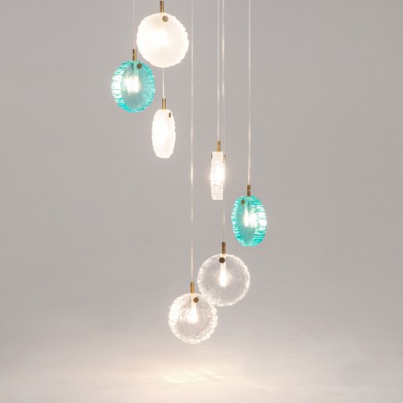 Cluster Pendant Lamp Frozen (7 lights)