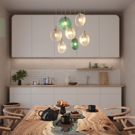 Cluster Pendant Lamp Frozen (7 lights)