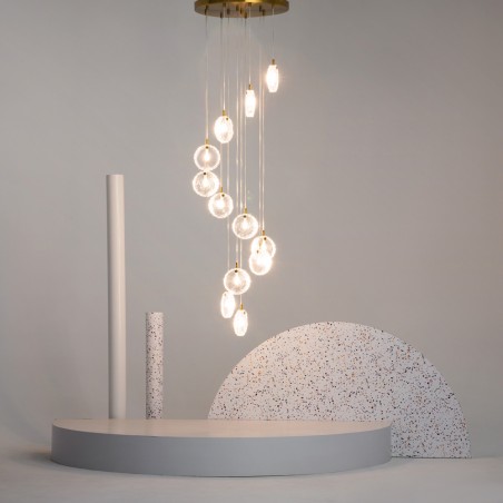 Cluster Pendant Lamp Frozen (12 lights)