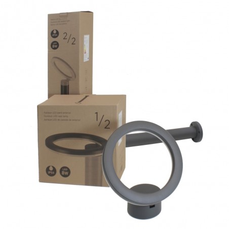 Adjustable Outdoor LED Bollard Light Circle (8W)