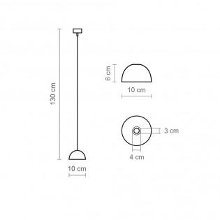 Lámpara colgante LED Absidiola Mini (3.5W)