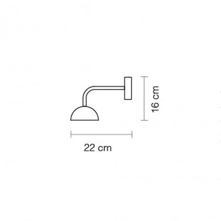 LED Wall Lamp Absidiola Mini (3.5W)