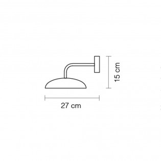 LED Wall Lamp Absidiola Plat (3.5W)