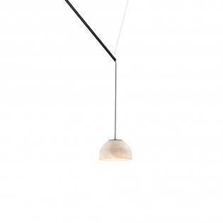 LED Pendant Lamp Absidiola Mini Alabaster Móvil (2x3.5W)
