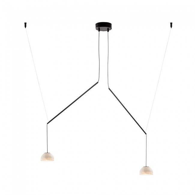 LED Pendant Lamp Absidiola Mini Alabaster Móvil (2x3.5W)