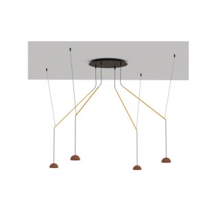 Lámpara colgante LED Absidiola Mini Móvil (4x3.5W)