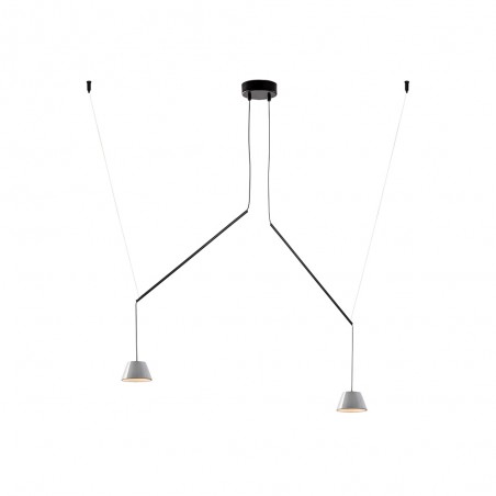 LED Pendant Lamp Absidiola Conical Móvil (2x3.5W)