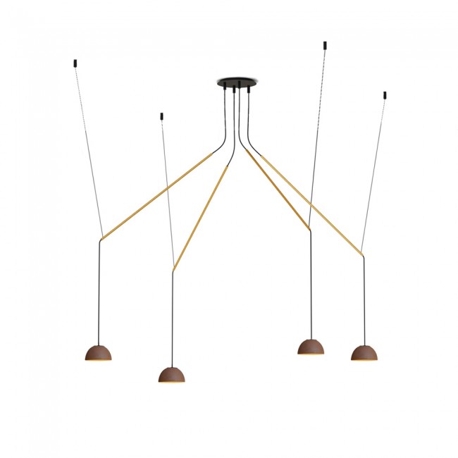 LED Pendant Lamp Absidiola Mini Móvil (4x3.5W)