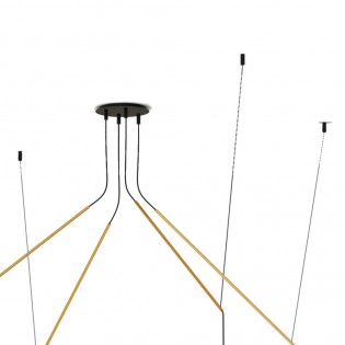 LED Pendant Lamp Absidiola Conical Móvil (4x3.5W)