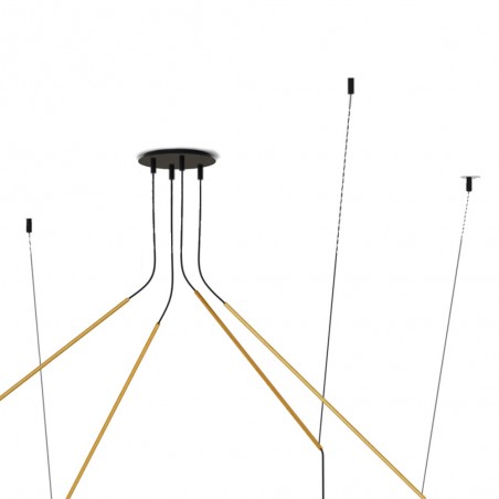 LED Pendant Lamp Absidiola Conical Móvil (4x3.5W)