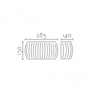 LED Wall lamp for bathrooms Zenko (10W)