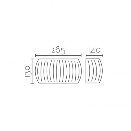 LED Wall lamp for bathrooms Zenko (10W)
