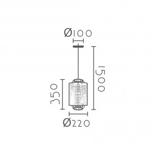 Ceiling lamp Borita