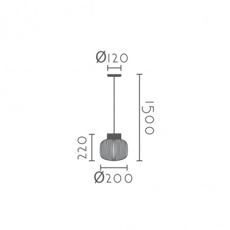 Pedant lamp Crismera 20