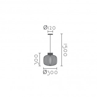 Pedant lamp Crismera 30
