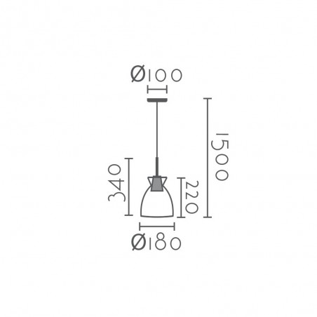 Ceiling lamp Vasile