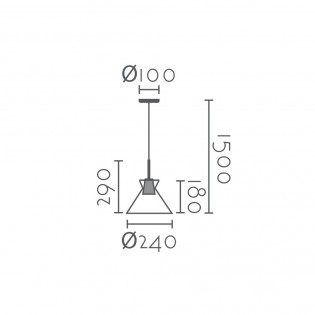 Ceiling lamp Vasile II
