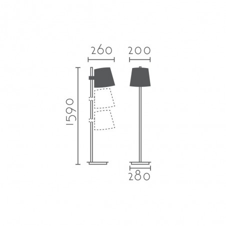 Floor lamp Winrefen