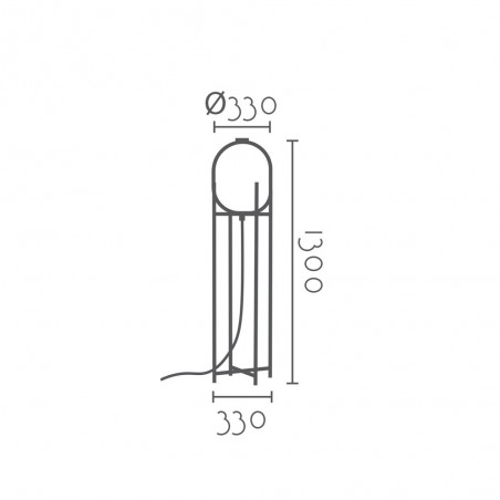 Floor lamp Ovati